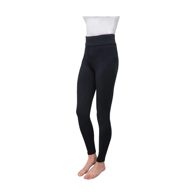 Additional Image for Hy Equestrian Children's Melton Riding Tights - Black