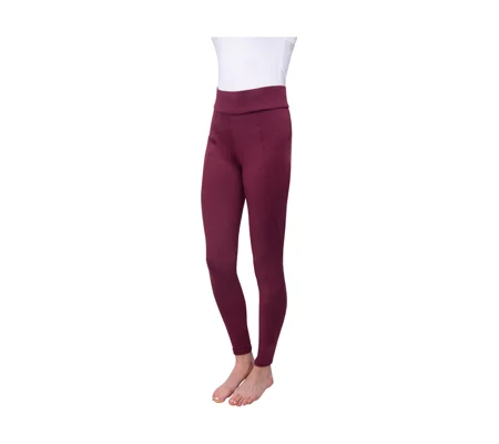 Hy Equestrian Children's Melton Riding Tights - Fig