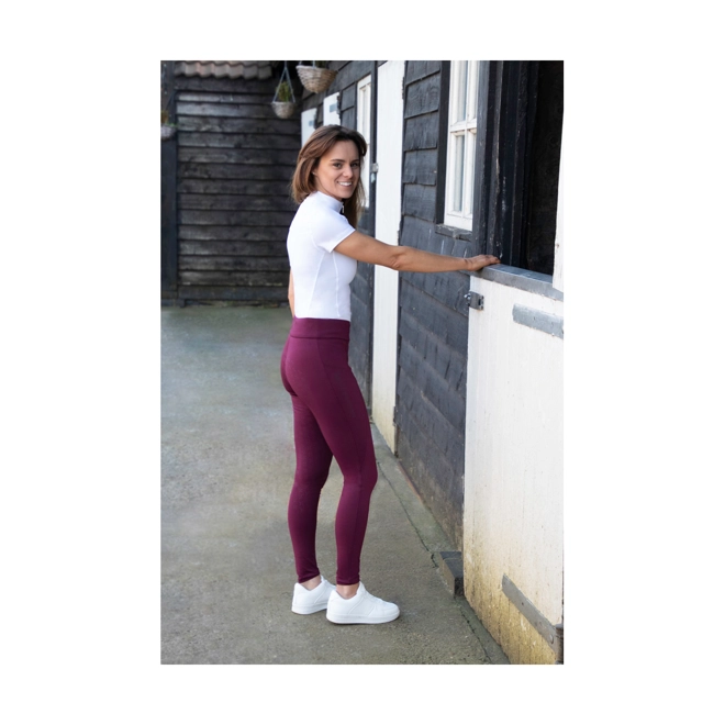 Additional Image for Hy Equestrian Children's Melton Riding Tights - Fig