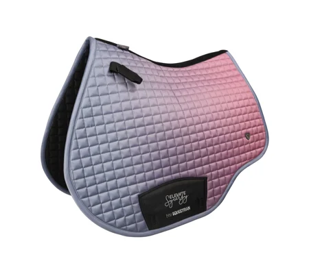 Hy Equestrian Synergy Elevate Saddle Pad - Grape/Riviera