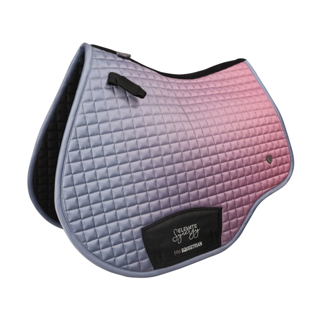 product Image for Hy Equestrian Synergy Elevate Saddle Pad - Grape/Riviera