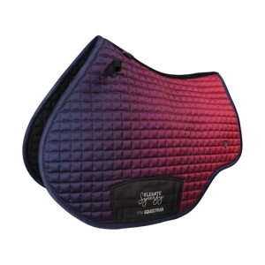 Hy Equestrian Synergy Elevate Saddle Pad - Navy/Fig