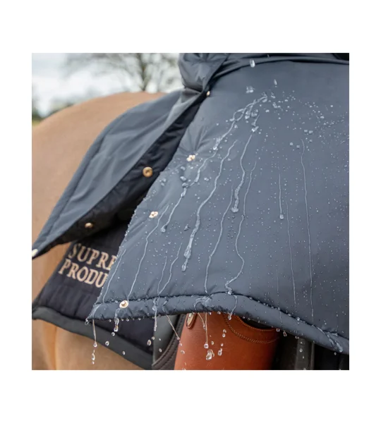 Supreme Products Active Junior Show Rider Waterproof Coat - Black/Gold