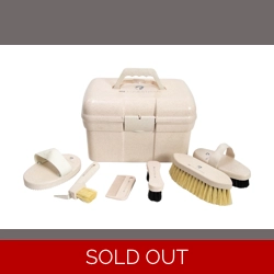 Hy Equestrian Recycled Grooming Kit - Beige
