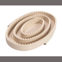 Hy Equestrian Recycled Curry Comb - Beige