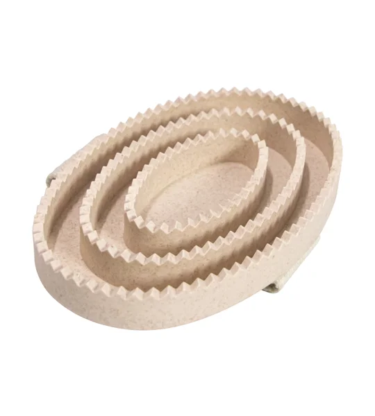 Hy Equestrian Recycled Curry Comb - Beige