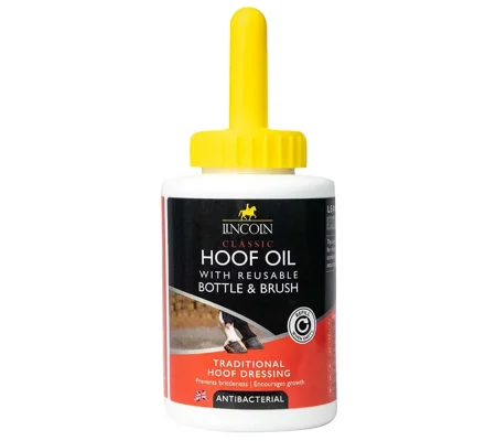 Lincoln Classic Hoof Oil With Reusable Bottle & Bush 450ml