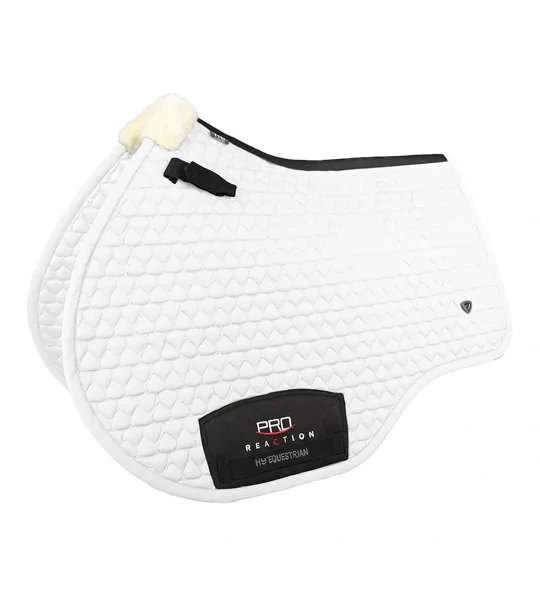 ProReaction Shield Close Contact Saddle Pad by Hy Equestrian White