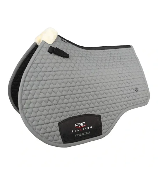 ProReaction Shield Close Contact Saddle Pad by Hy Equestrian Grey