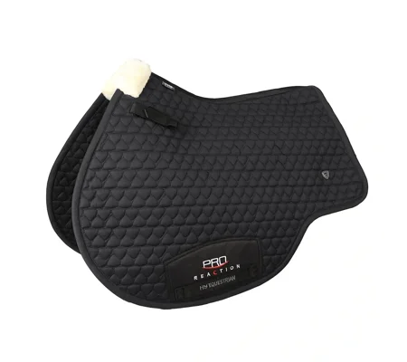 ProReaction Shield Close Contact Saddle Pad by Hy Equestrian Black