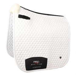 Hy Equestrian Pro Reaction Dressage Saddle Pad   White