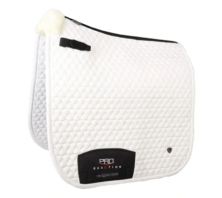 Hy Equestrian Pro Reaction Dressage Saddle Pad White