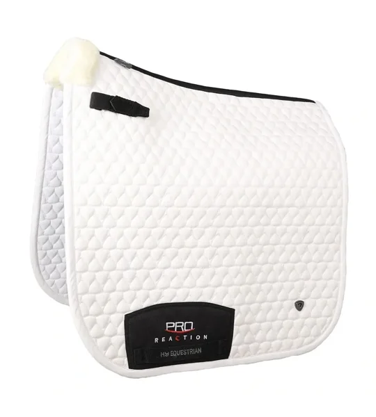 Hy Equestrian Pro Reaction Dressage Saddle Pad White
