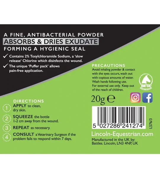 Lincoln Antibacterial Powder - 20g