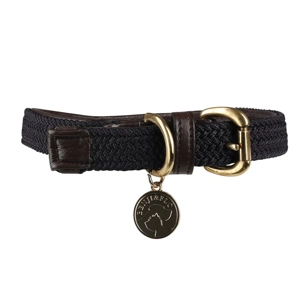 Benji & Flo Interlaced Dog Collar Blue