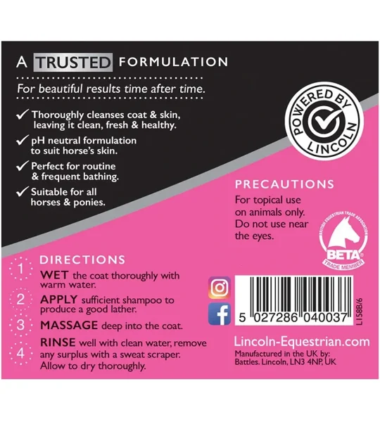 Lincoln Classic Horse Shampoo - 1 litre