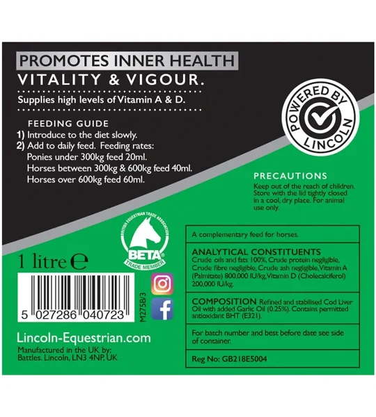 Lincoln Cod Liver Oil & Garlic