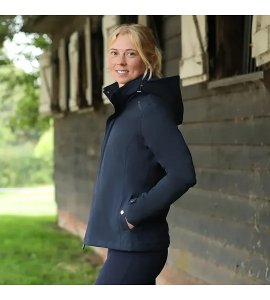 Hy Equestrian Elevate Waterproof Jacket Navy