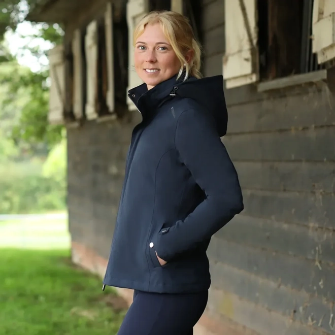 Additional Image for Hy Equestrian Elevate Waterproof Jacket Navy