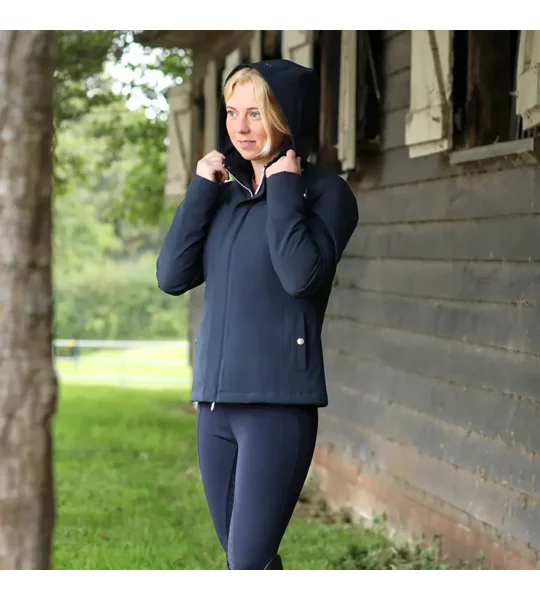 Hy Equestrian Elevate Waterproof Jacket Navy