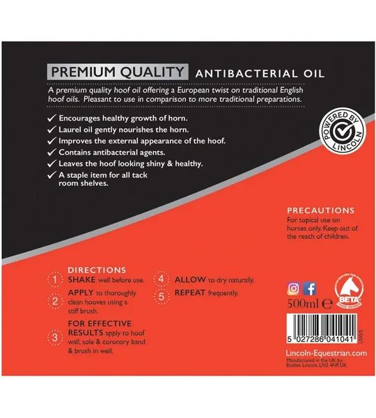 Lincoln Green Hoof Oil 500ml