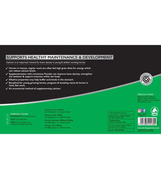 Lincoln Limestone Powder 4kg