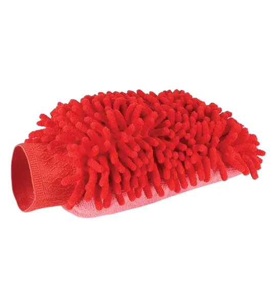 Lincoln Microfibre Grooming Mitt - Red