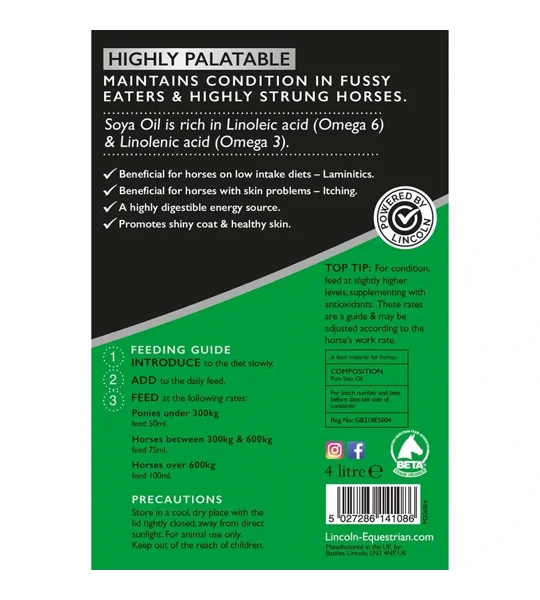 Lincoln Soya Oil - 4 litre