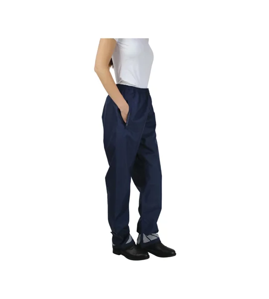 Hy Equestrian Waterproof Pull-On Over Trousers childs Navy