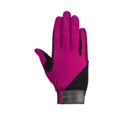 Hy Equestrian Childs Absolute Fit Glove - Purple