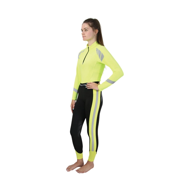product Image for Reflector Riding Tights by Hy Equestrian - Yellow