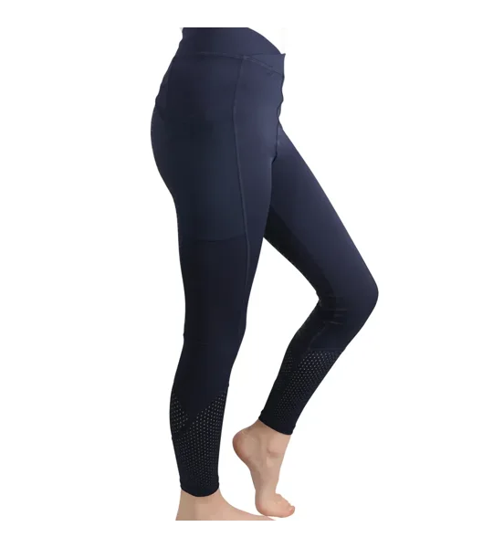 Hy Equestrian Children's Fordwich Riding Tights Navy
