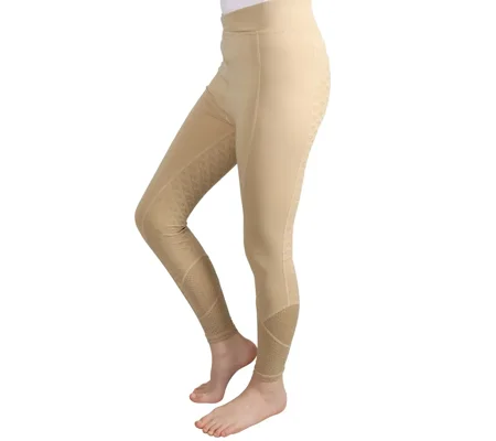 Hy Equestrian Children's Fordwich Riding Tights Beige