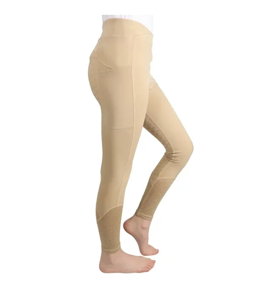 Hy Equestrian Children's Fordwich Riding Tights Beige
