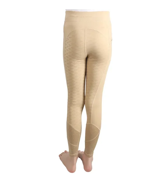 Hy Equestrian Children's Fordwich Riding Tights Beige