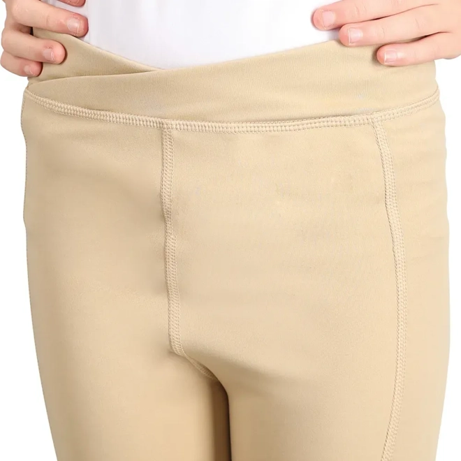 Additional Image for Hy Equestrian Children's Fordwich Riding Tights Beige