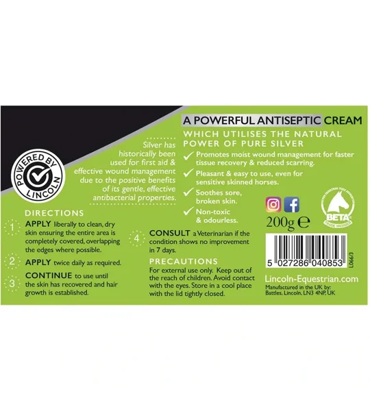 Lincoln Silver Wound Cream - 200g
