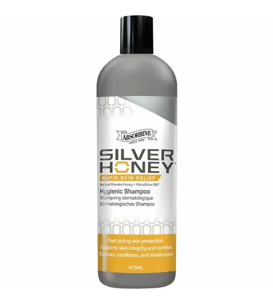 Absorbine Silver Honey Hygienic Shampoo 473ml medicated bottle