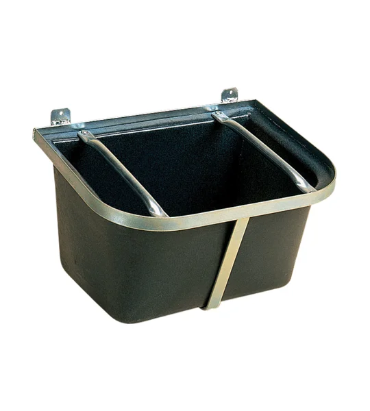 STUBBS Plastic Wall Manger Grey
