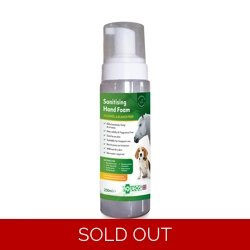 Aqueos Equine Anti-Bacterial Hand Sanitising Foam - 600ml