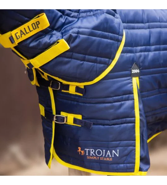 Gallop Trojan 200g Stable Rug Combo Navy