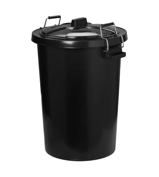 ProStable Dustbin c/w Locking Lid Black - 90 Lt