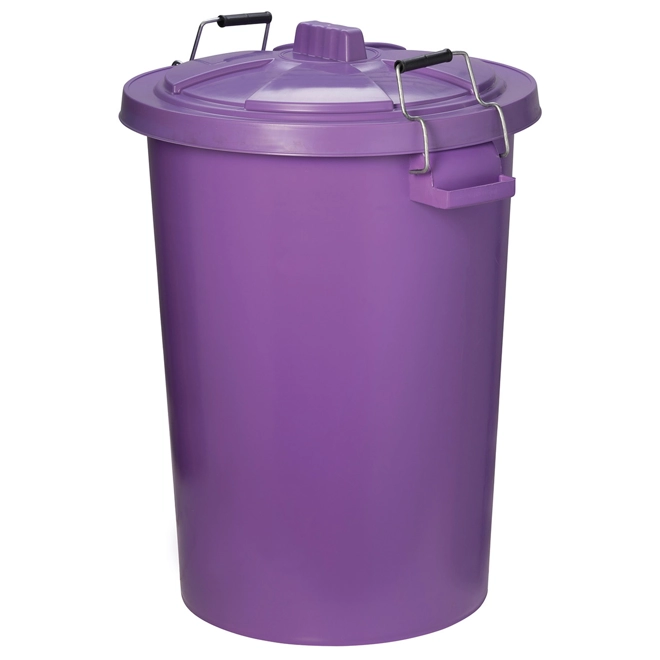 Additional Image for ProStable Dustbin c/w Locking Lid  - 90 Lt - 5 colours