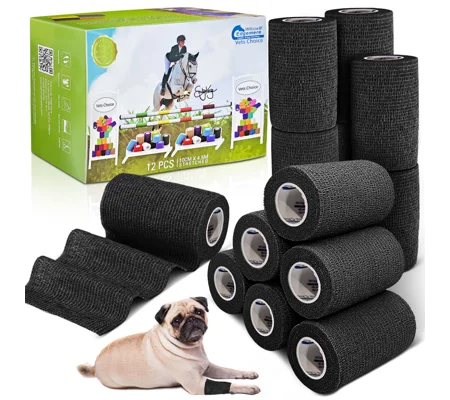 Equimed 10cm Vetwrap Black