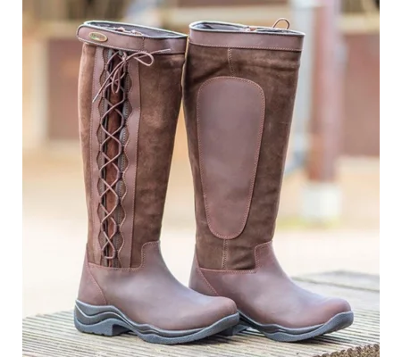 Brogini WB125 Winchester Lace Up Country Boots Brown Regular Calf