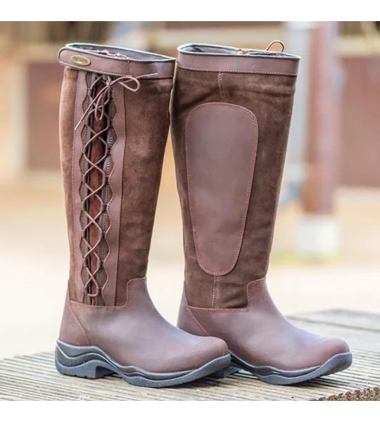 Brogini WB125 Winchester Lace Up Country Boots Brown Regular Calf