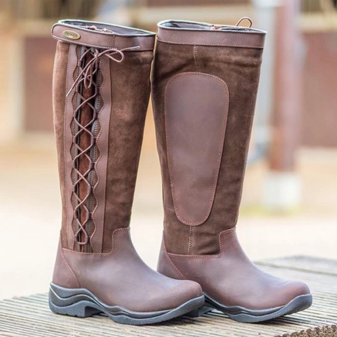 product Image for Brogini WB125 Winchester Lace Up Country Boots Brown Regular Calf