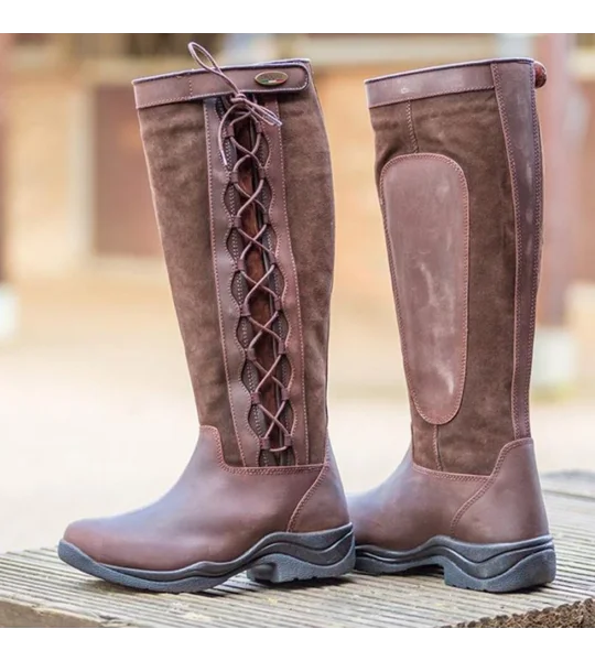 Brogini WB125 Winchester Lace Up Country Boots Brown Regular Calf