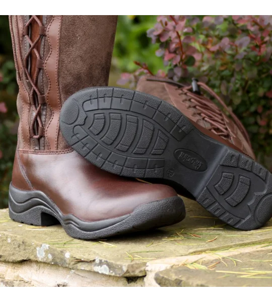 Brogini WB125 Winchester Lace Up Country Boots Brown Regular Calf