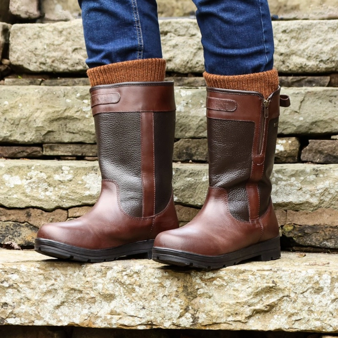 Additional Image for Brogini WB138 Abruzzo Mid-Calf Country Boots Brown